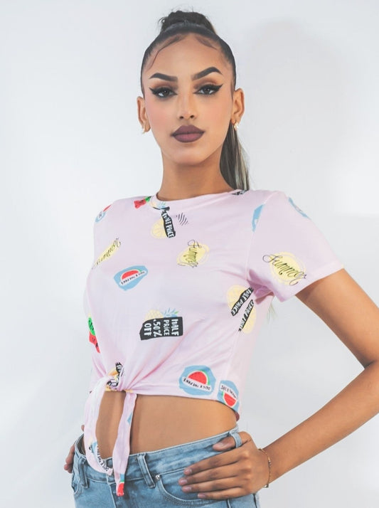 CAMISA CROP TOP