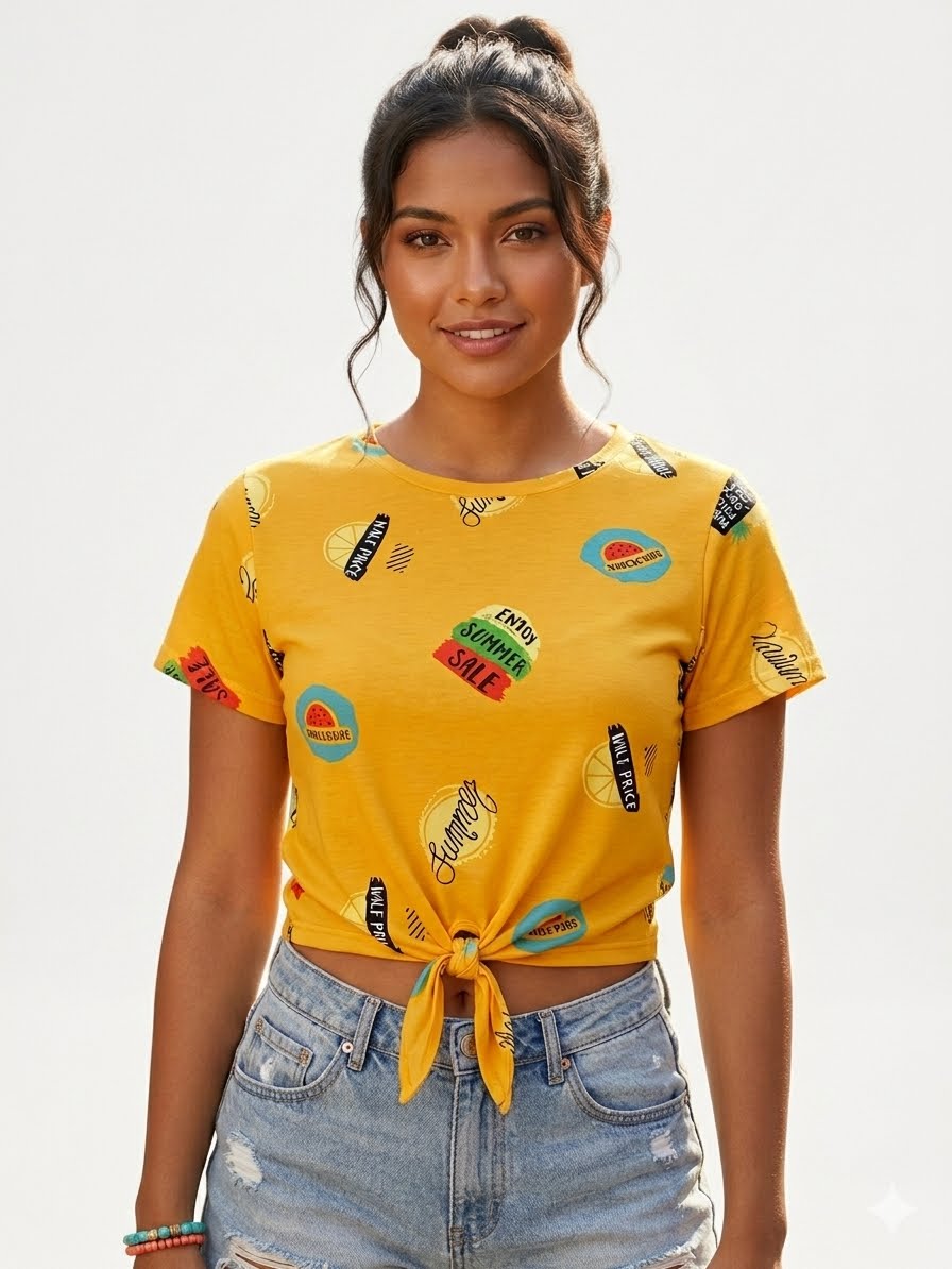 CAMISA CROP TOP
