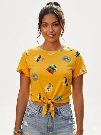 CAMISA CROP TOP