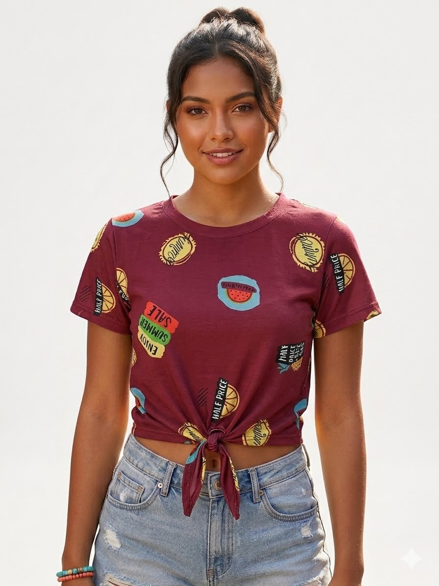 CAMISA CROP TOP