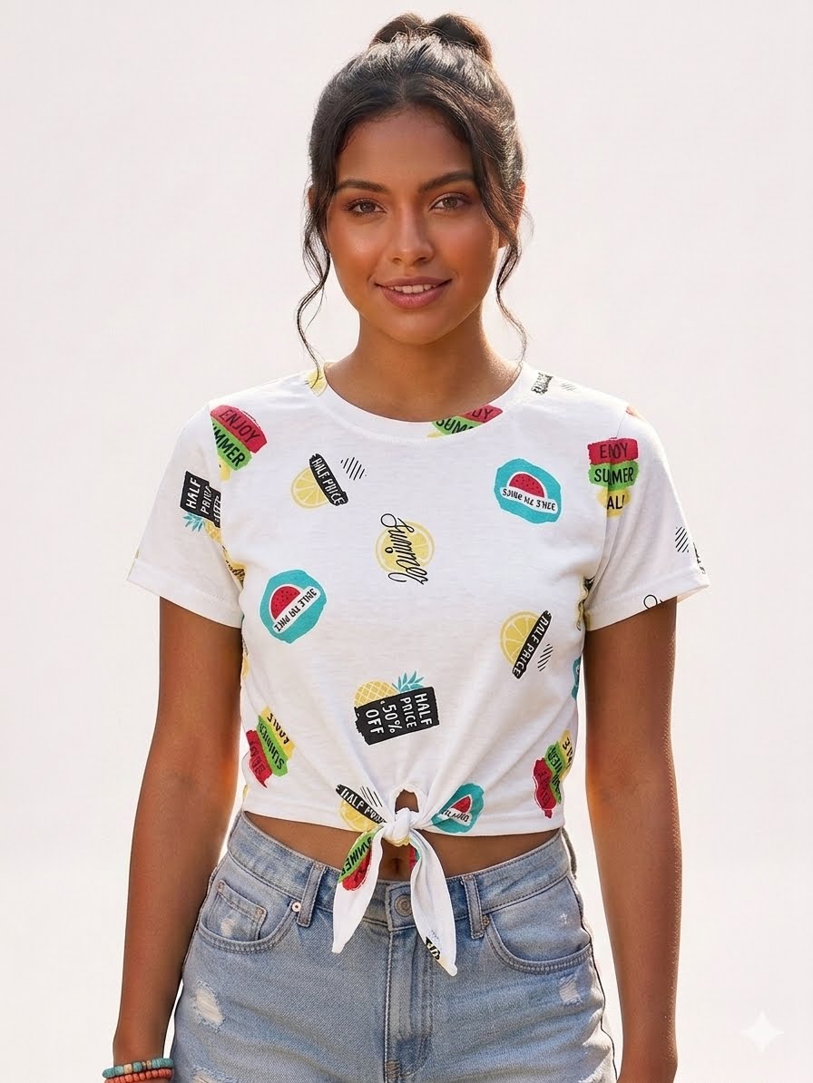 CAMISA CROP TOP
