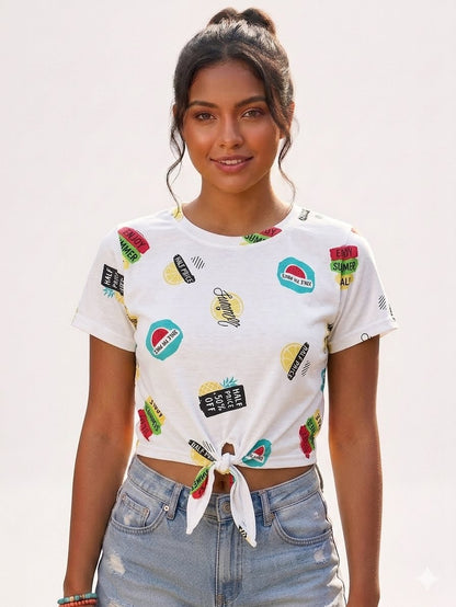 CAMISA CROP TOP