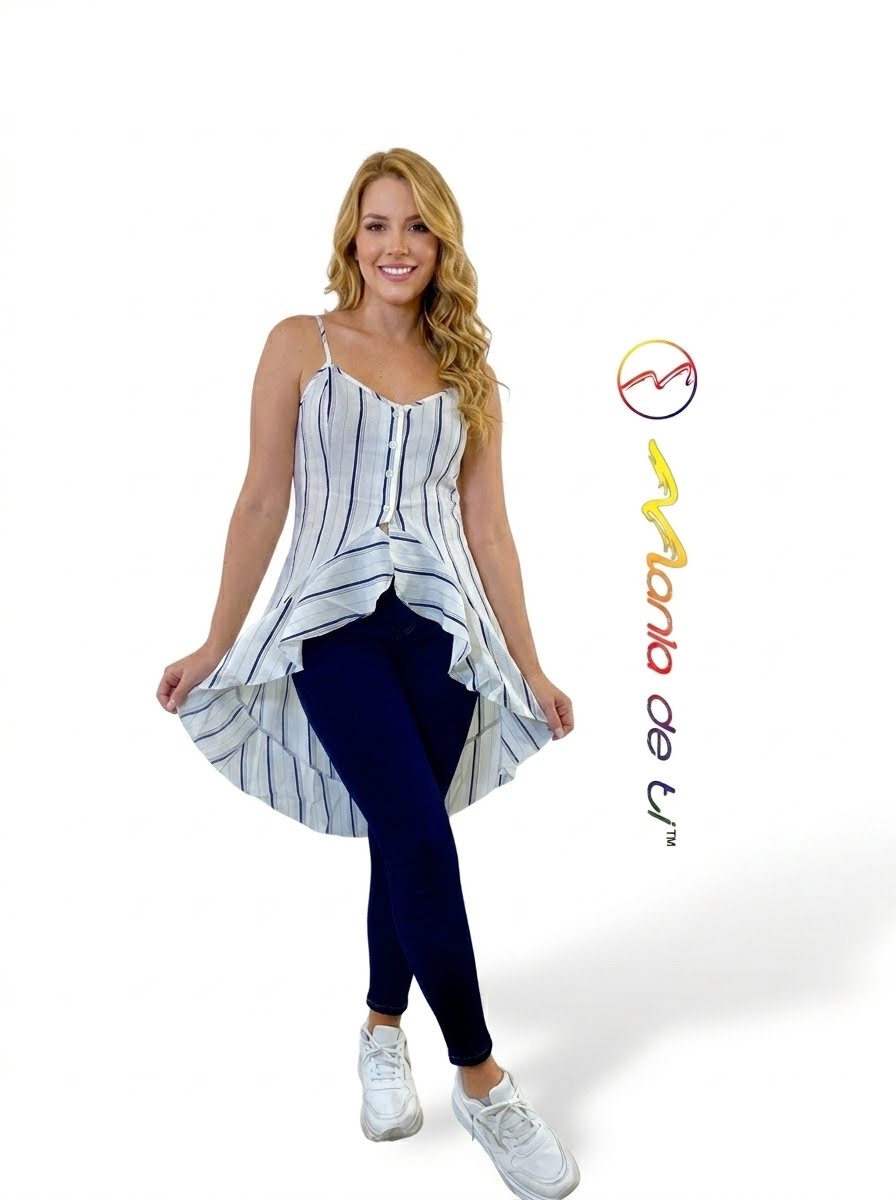 BLUSA LARGA ACAMPANADA