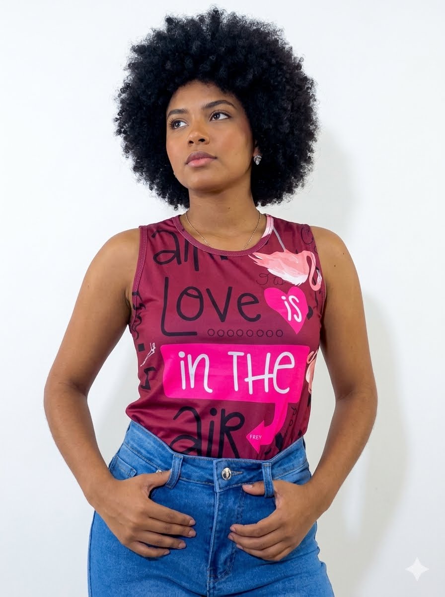 BLUSA LOVE IN THE AIR