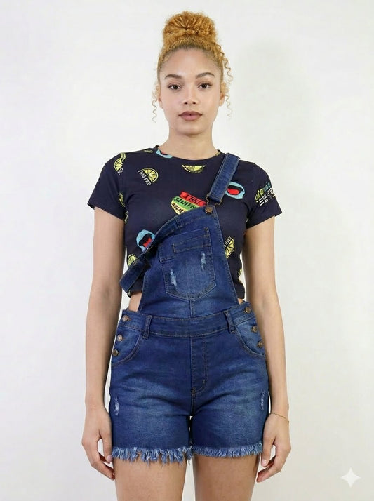 BRAGA CORTA (JEANS) CON FLECOS