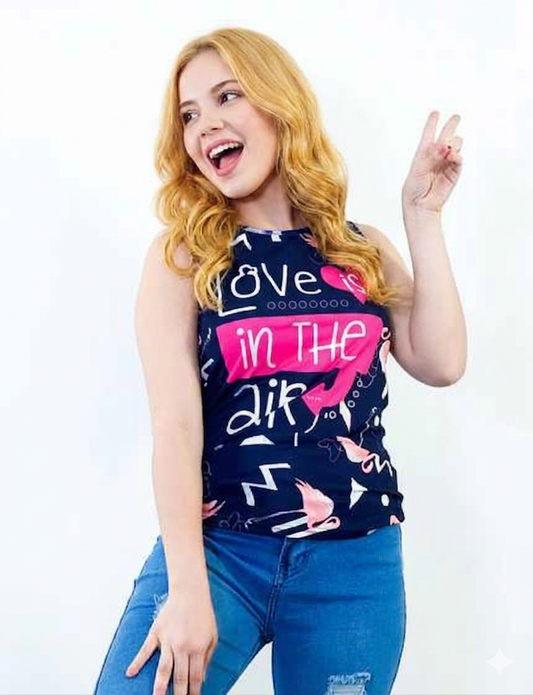 BLUSA LOVE IN THE AIR